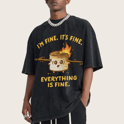 A Fine Camping Trip Vintage Distressed T-shirt