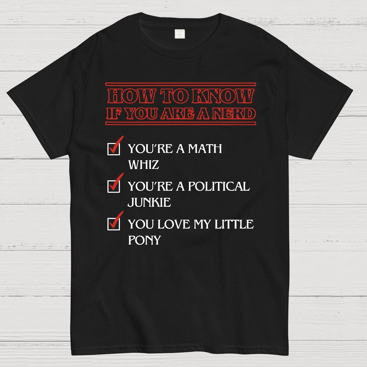 Nerd Checklist T-Shirt