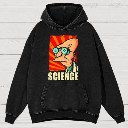 Science Vintage Distressed Hoodie