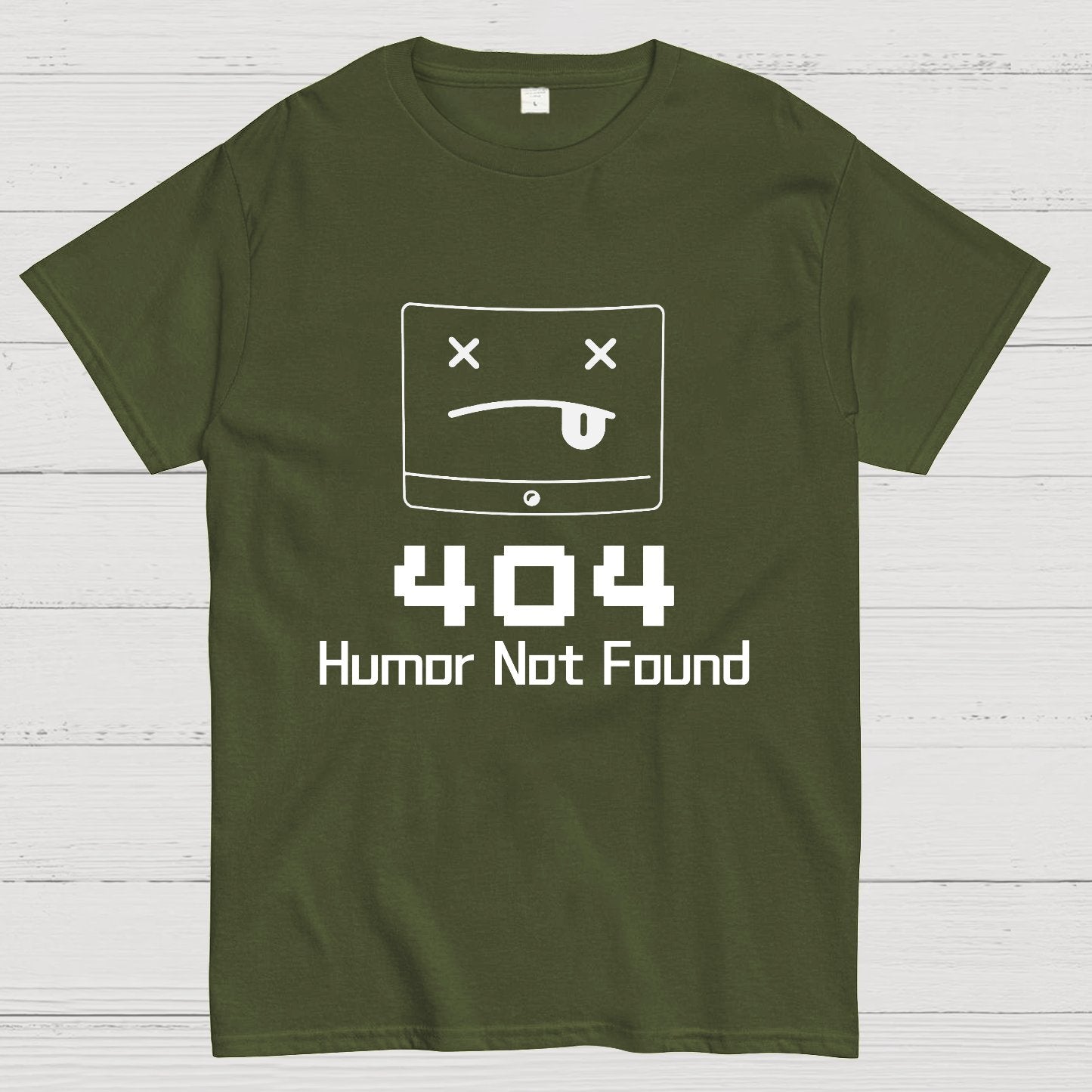 404 Humor Not Found Geeky T-Shirt