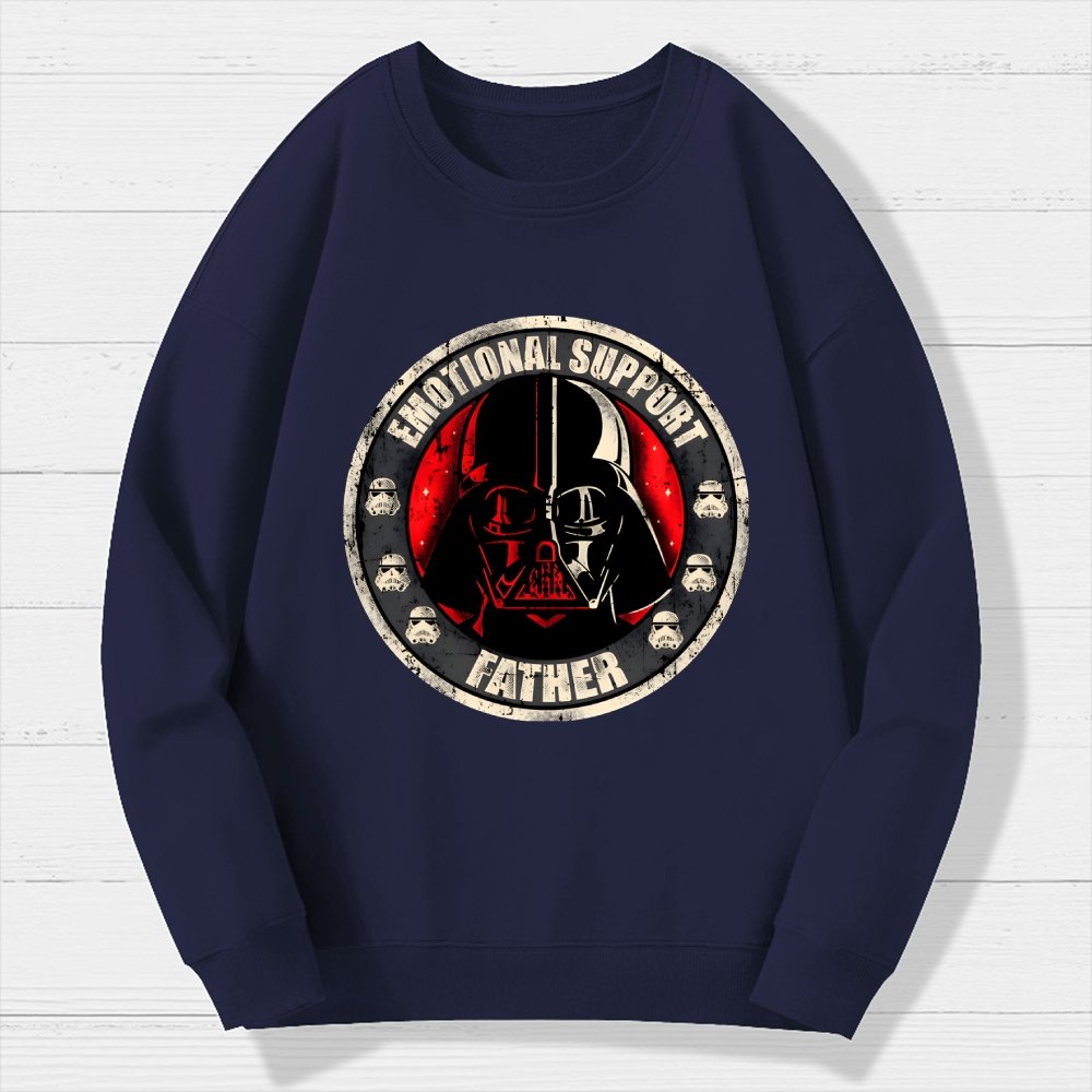 Emotional Support Father Geek Cotton Sweatshirt