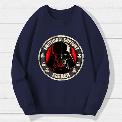 Emotional Support Father Geek Cotton Sweatshirt