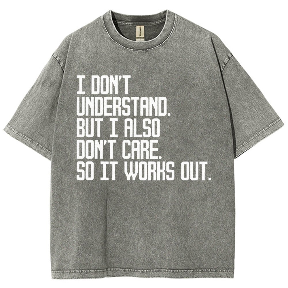 I Don't Understand Vintage Distressed T-shirt