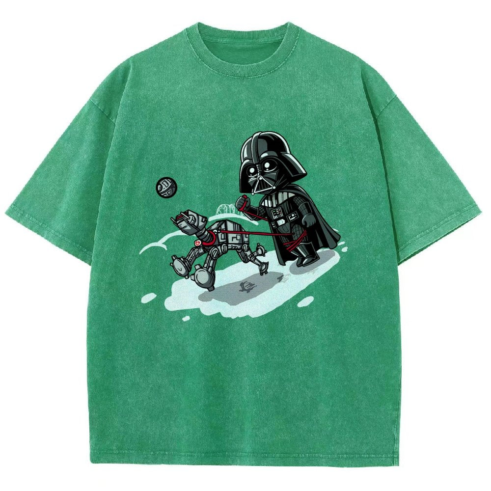 Even villains need to walk their pets Vintage Distressed T-shirt