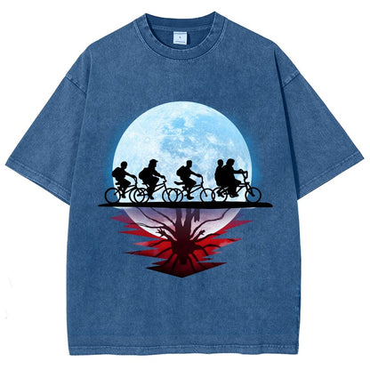 Strange Moon Vintage Distressed T-shirt