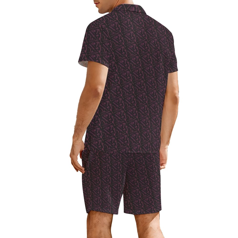 Medieval Weapons Hawaiian Shirt Set