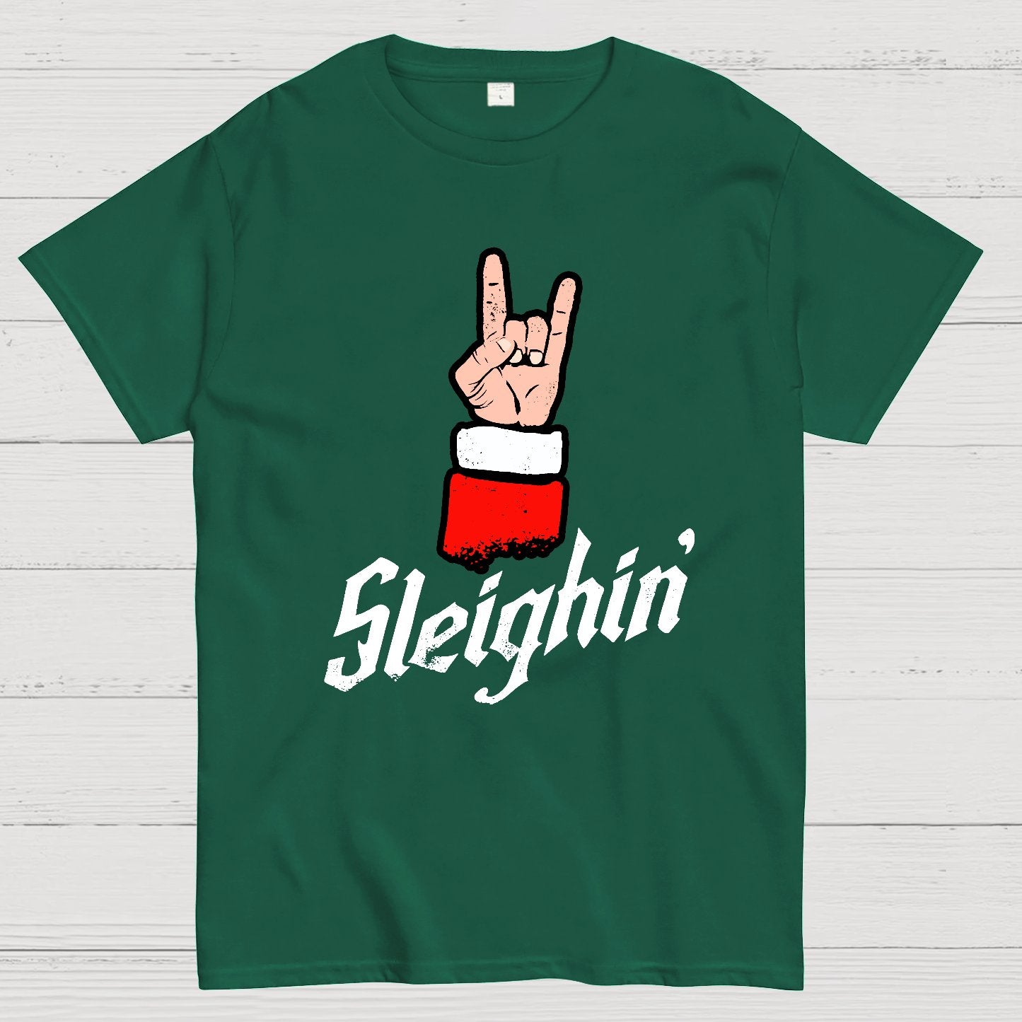 Sleighin' Christmas Geek T-Shirt