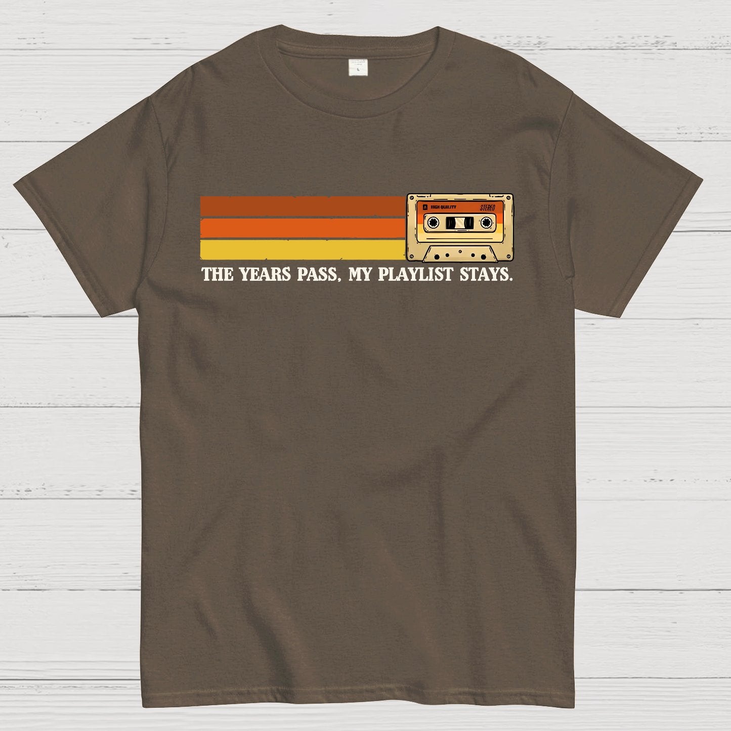 The Years Pass, My Playlist Stays Geek T-Shirt