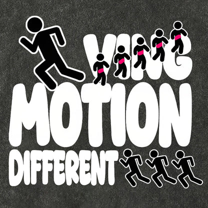 Ving Motion Different Funny Vintage Distressed T-shirt