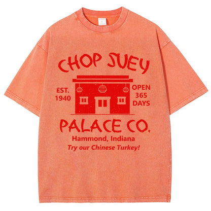 Christmas Story Mysterious Eatery Vintage Distressed T-shirt