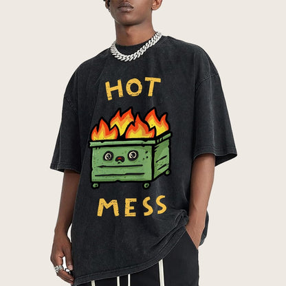 Hot Mess Vintage Distressed T-shirt