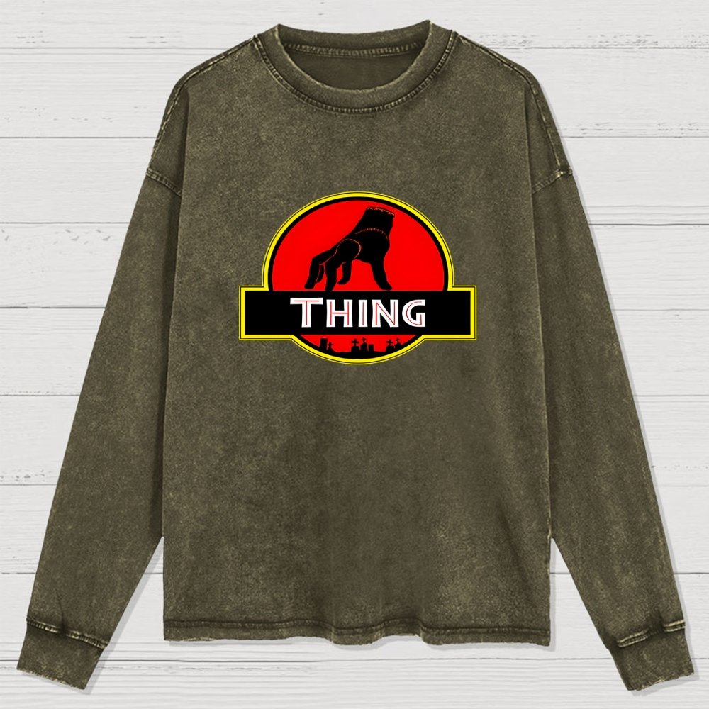 Thing Washed Long Sleeve Tee