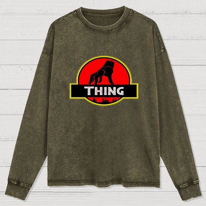 Thing Washed Long Sleeve Tee