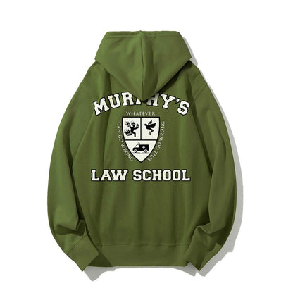 Murphy's Law School  Academic Printed Back Unisex Cotton Hoodie