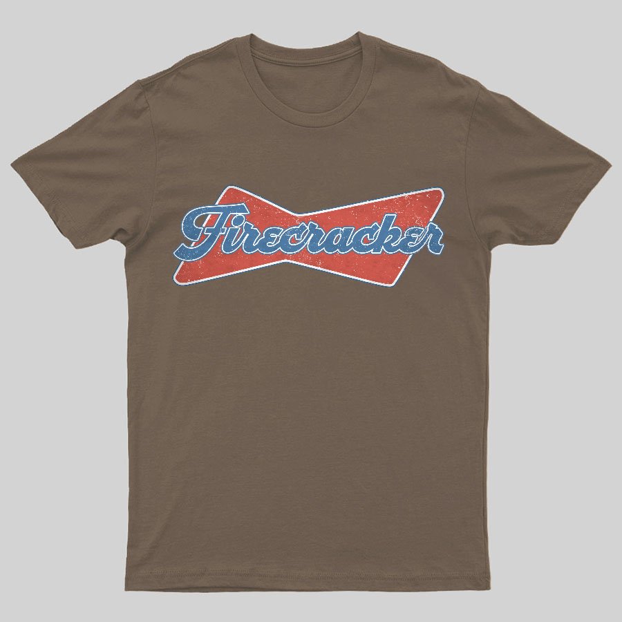 Firecracker Retro 4th july ndependence Day Geeky T-Shirt
