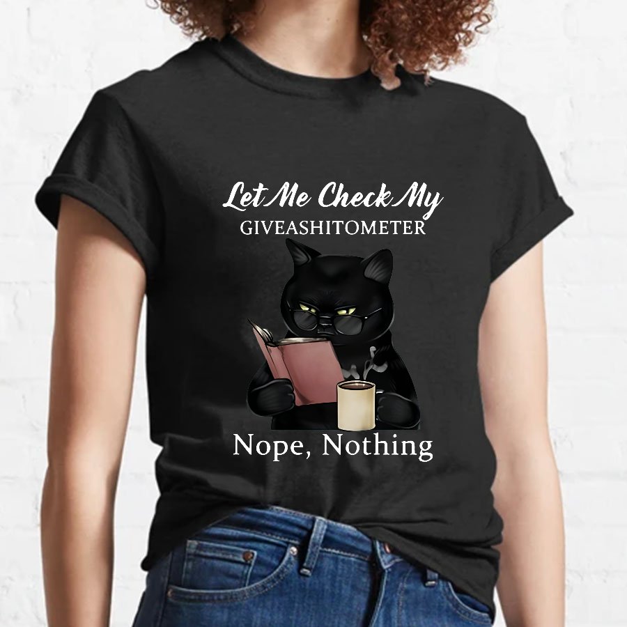 Cat Drinking Coffee Touch My Coffee I Will Slap You So Hard Nerdy T-Shirt