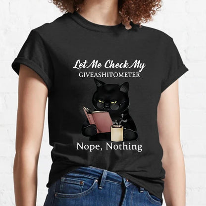 Cat Drinking Coffee Touch My Coffee I Will Slap You So Hard Nerdy T-Shirt