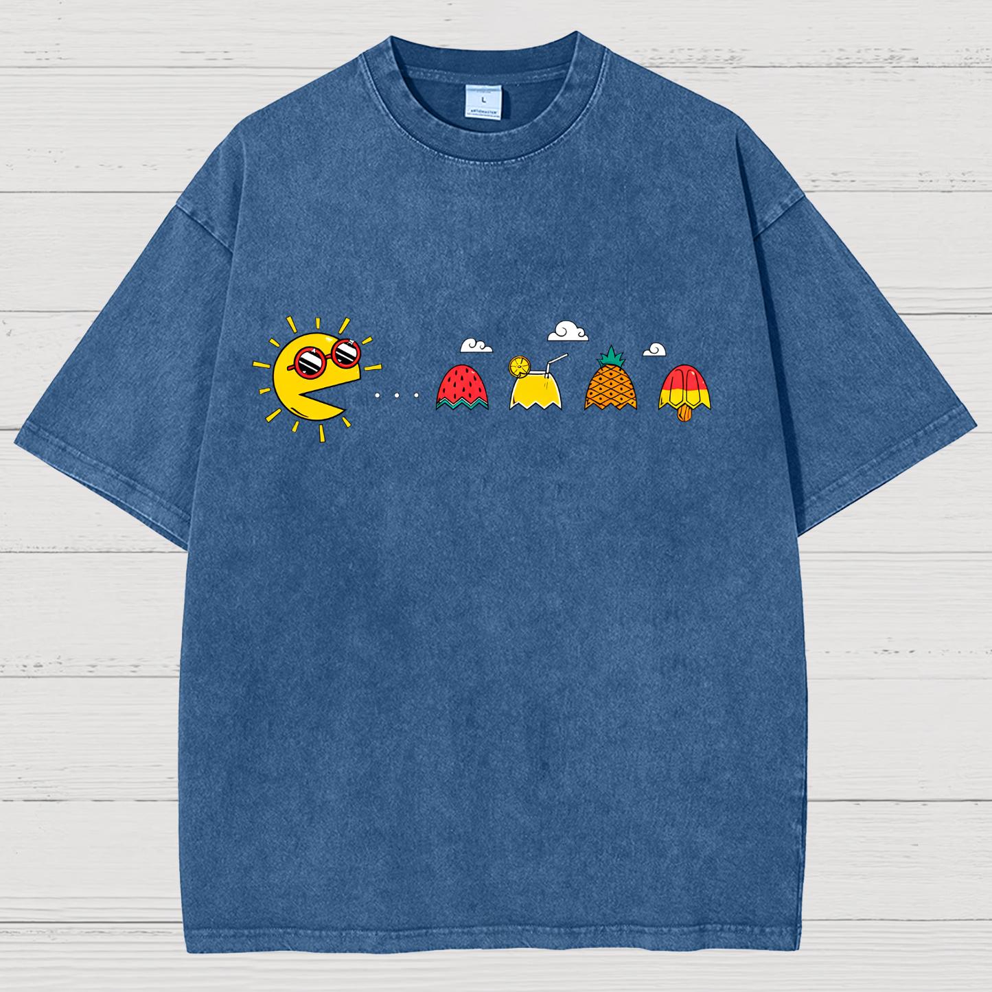 PAC-SUMMER Vintage Distressed T-shirt