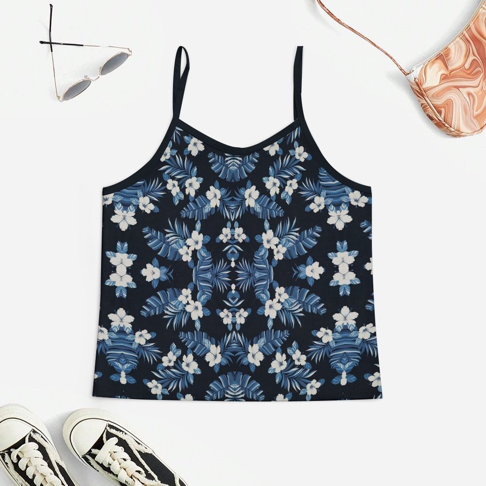 Flowers Women's Geek Suspender Cami Set