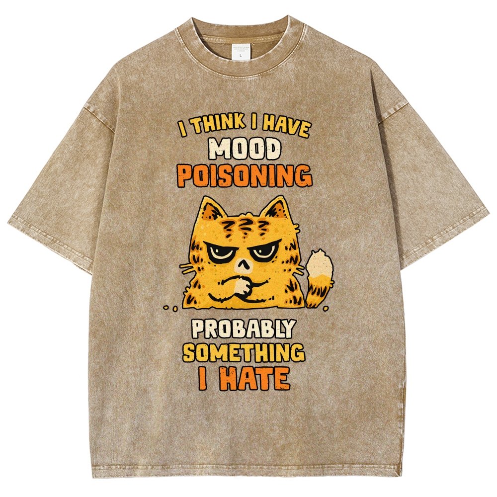 A Bad Case Of Mood Poisoning Vintage Distressed T-shirt