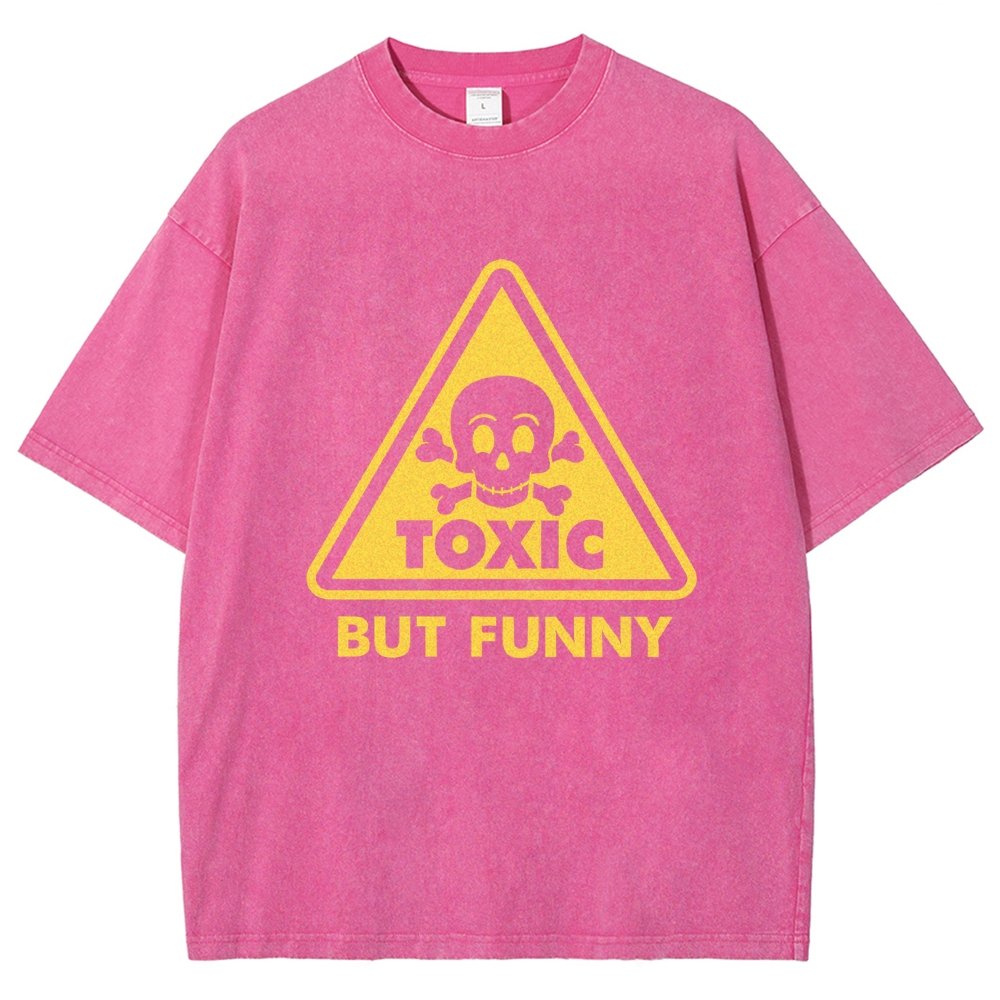 Toxic but Funny Vintage Distressed T-shirt