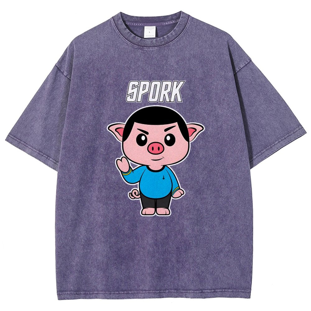 Spork Vintage Distressed T-shirt