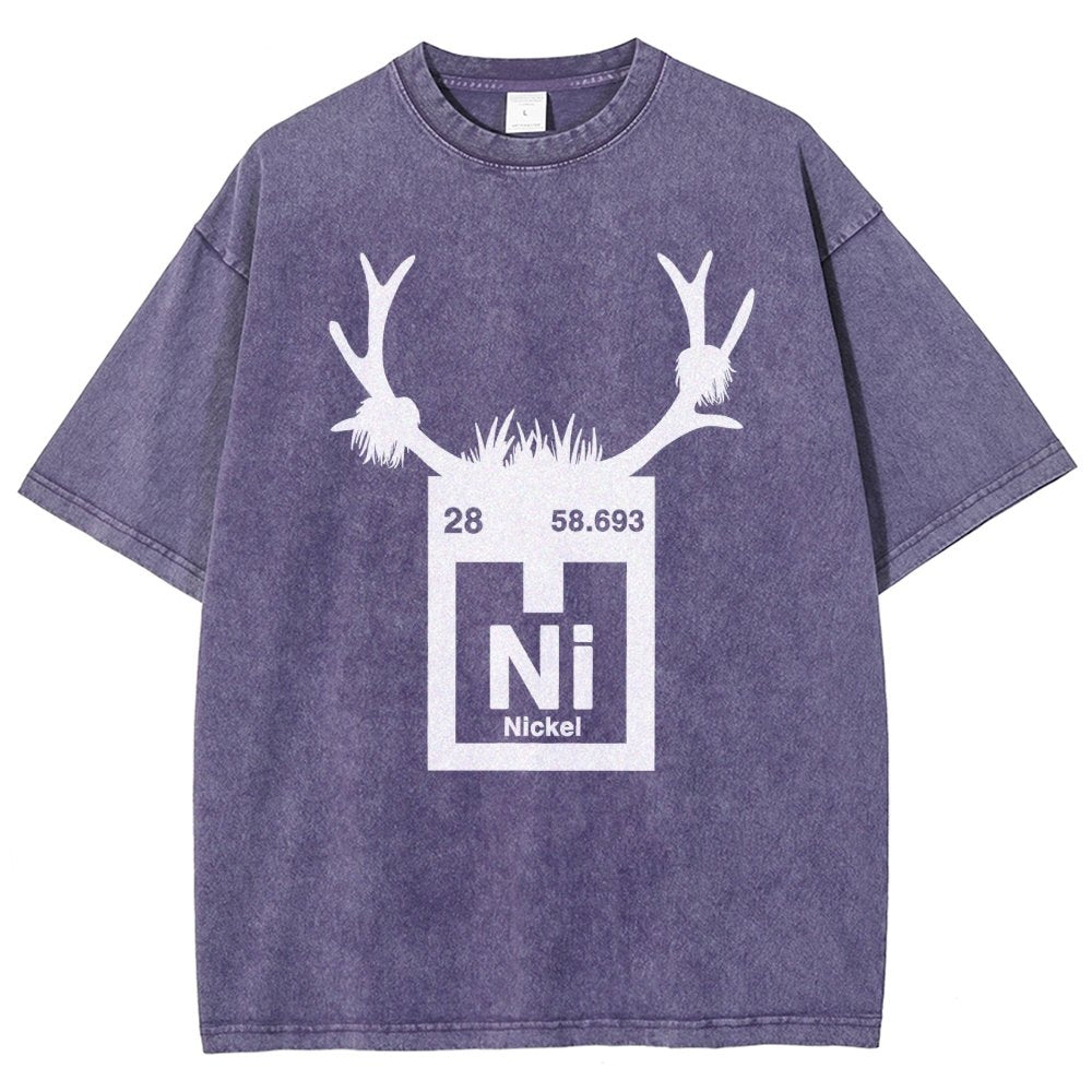 Ni Element Vintage Distressed T-shirt