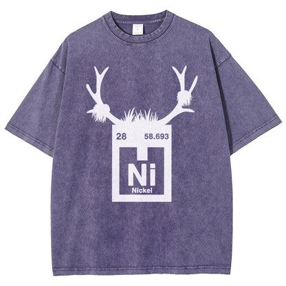 Ni Element Vintage Distressed T-shirt