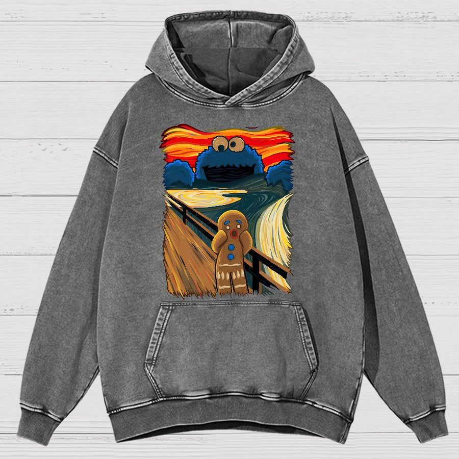 The Cookie Muncher Vintage Distressed Hoodie