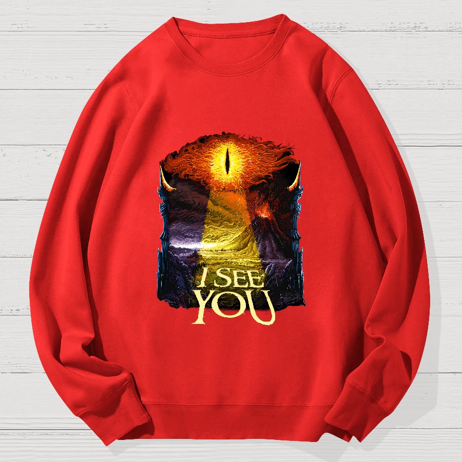 I See You Geek Cotton Sweatshirt
