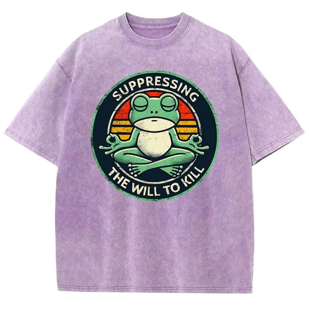 Suppressing The Will To Kill Vintage Distressed T-shirt