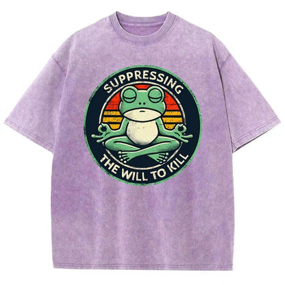 Suppressing The Will To Kill Vintage Distressed T-shirt