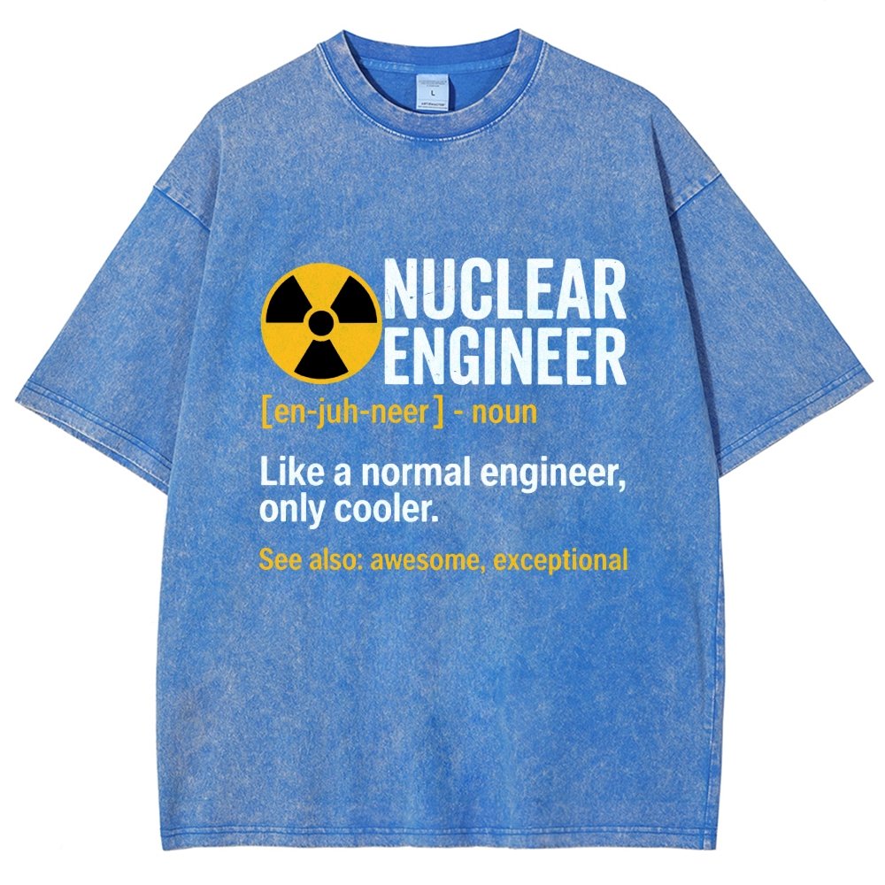 Nuclear Engineering Radioactive Chernobyl Vintage Distressed T-shirt