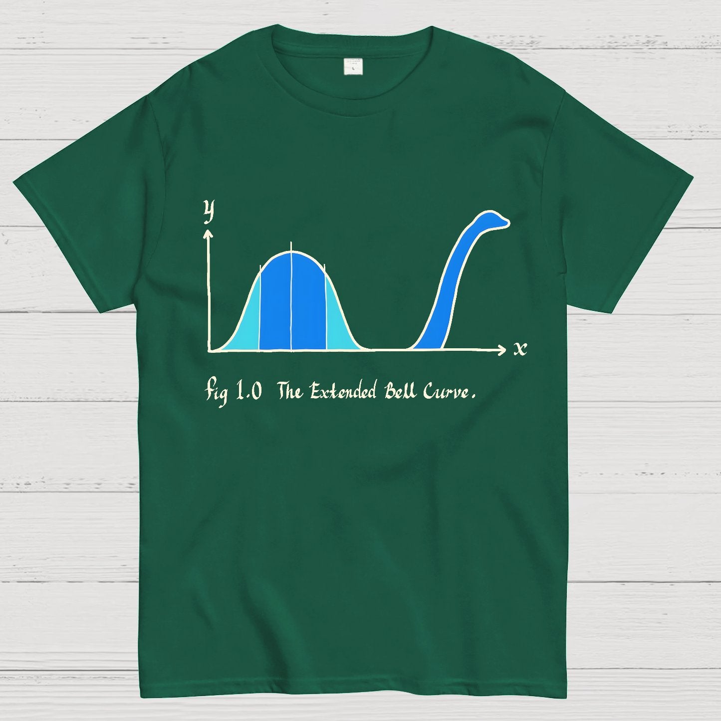The Extended Bell Curve Geek T-Shirt