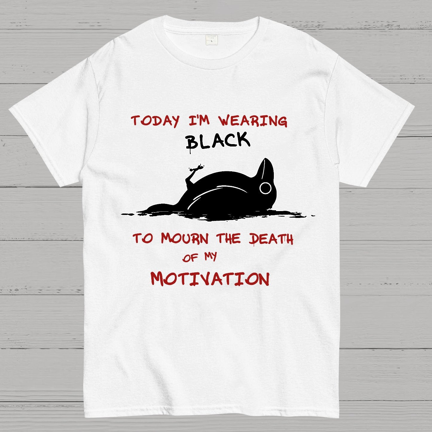 Today I'm wearing black Geek T-Shirt