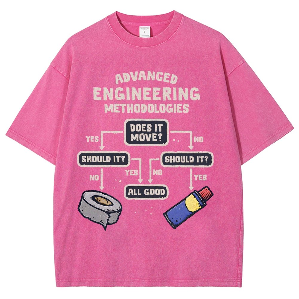 Advanced Engineering Vintage Distressed T-shirt