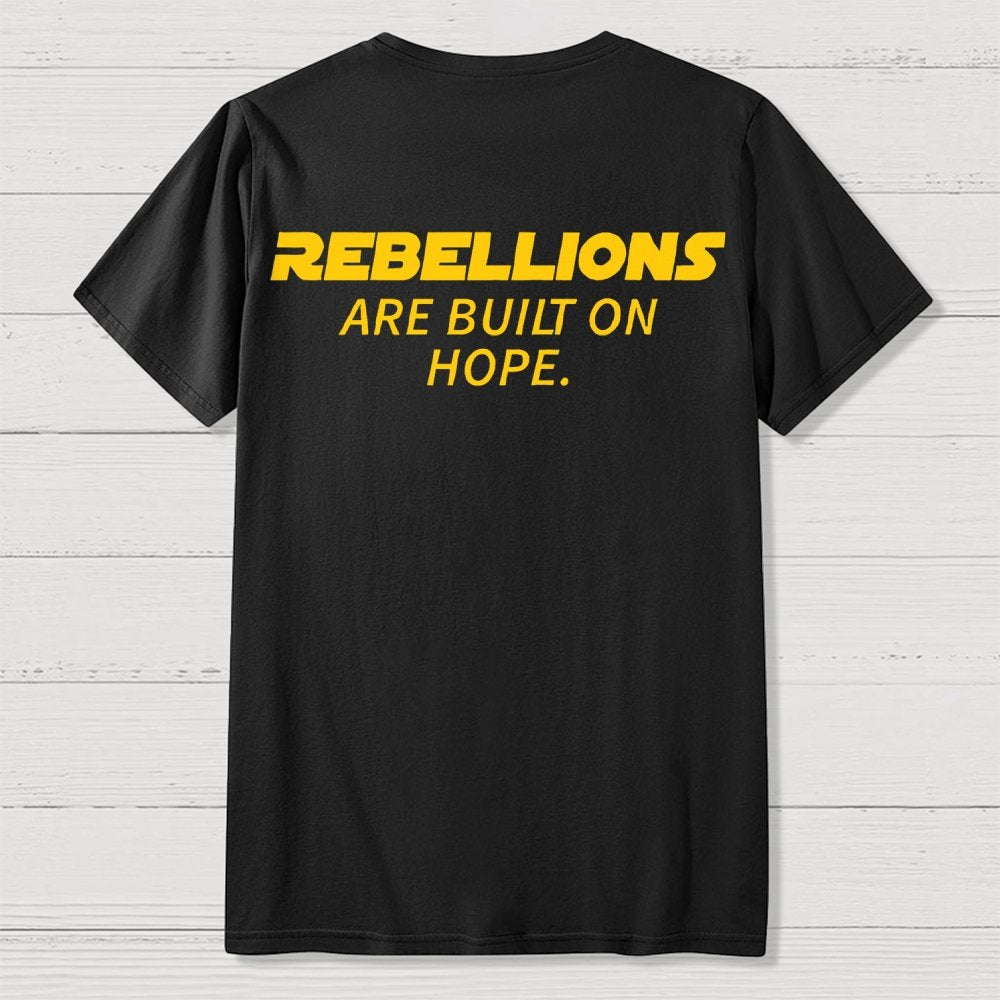 Live On Front And Back Printing Geek T-Shirt