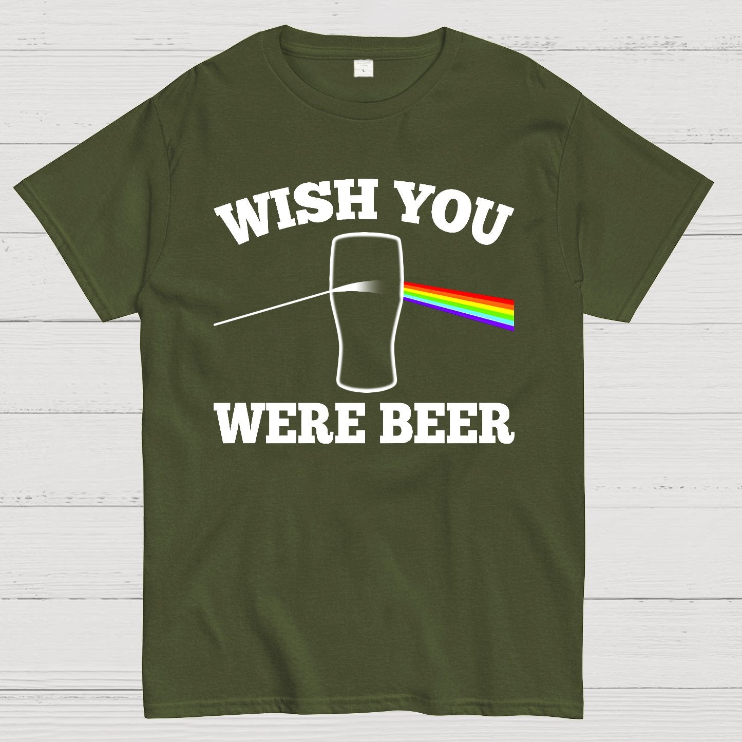 Wish You Were Beer Geek T-Shirt