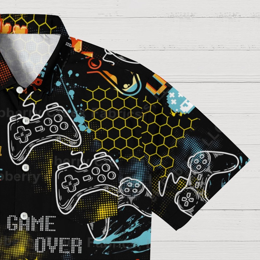 Retro Videos Games Geek Hawaiian Shirt