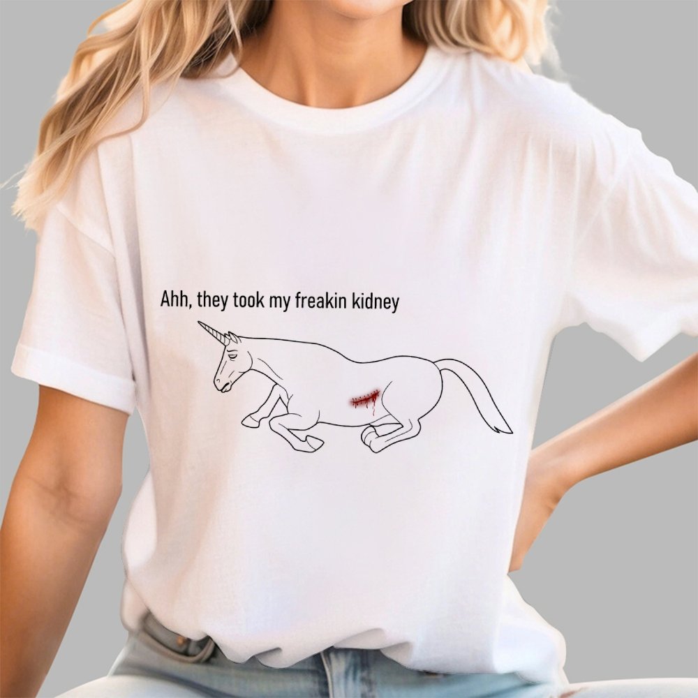 Ahh They Took My Freakin Kidney Geek T-Shirt