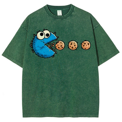 NomNom-Cookie Adventure Vintage Distressed T-shirt