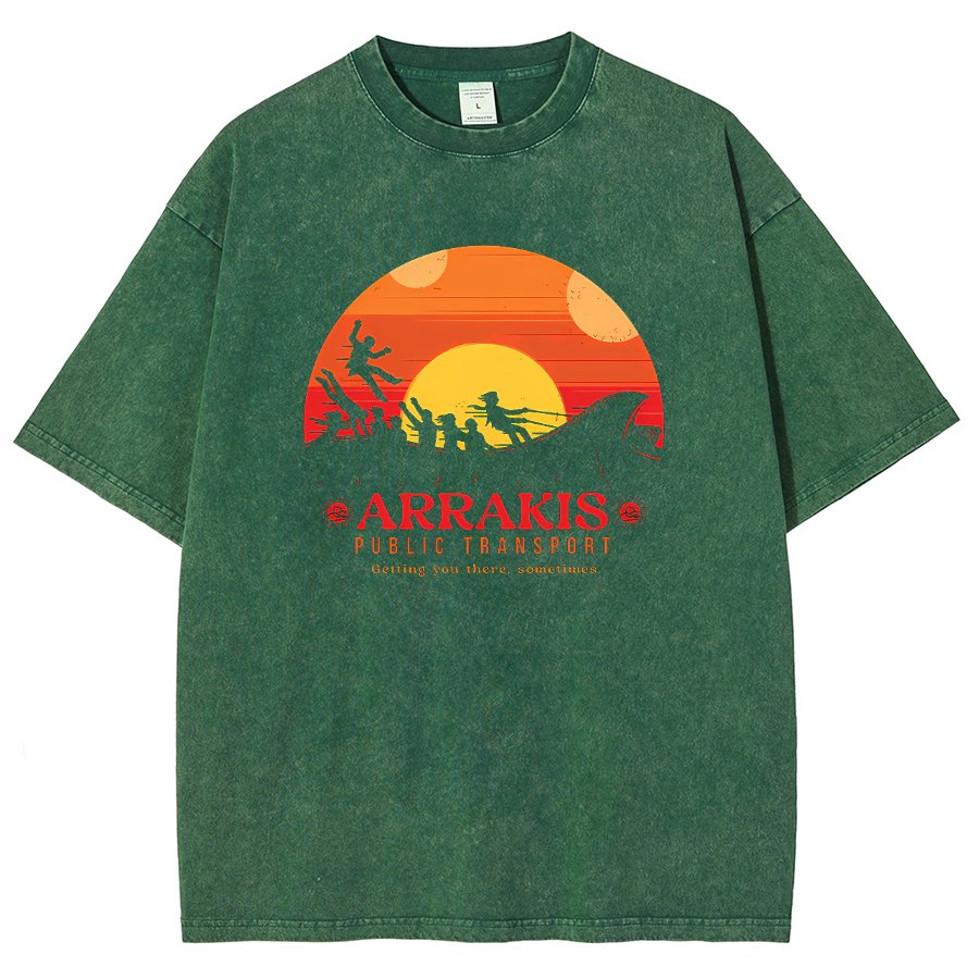 Mystic Land Getting You There Sometimes Vintage Distressed T-shirt