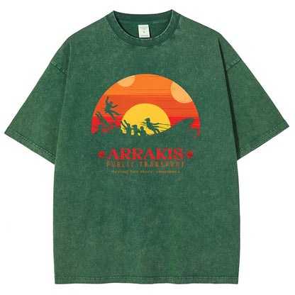 Mystic Land Getting You There Sometimes Vintage Distressed T-shirt