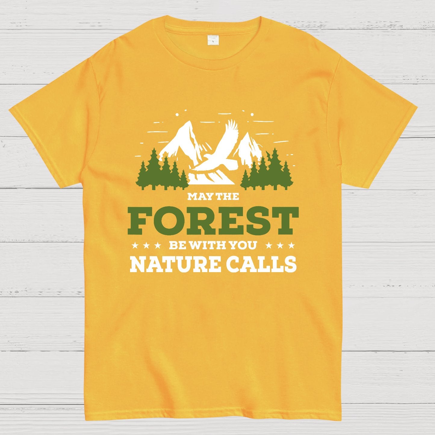 May The Forest Be With You, Breathe Naturally Geeky T-Shirt