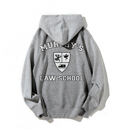 Murphy's Law School  Academic Printed Back Unisex Cotton Hoodie