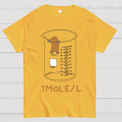 Ute One Mole Per Liter Chemistry Avogadros Day Geek T-Shirt