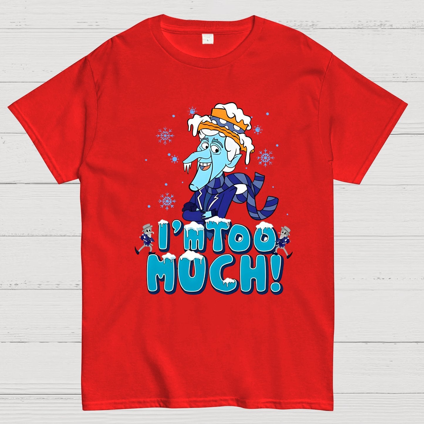 Winter Brothers' Christmas Matching I'm Too Much Geek T-Shirt