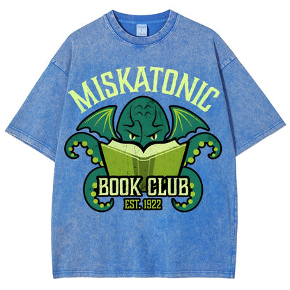 Mystic Book Club Vintage Distressed T-shirt