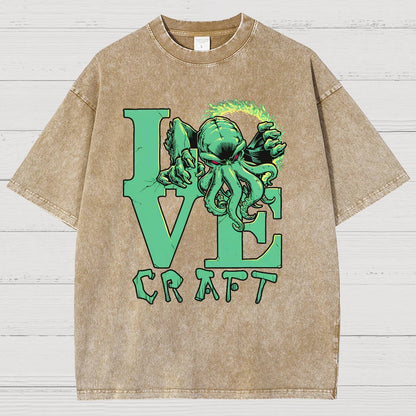 Cthulhu Vintage Distressed T-shirt