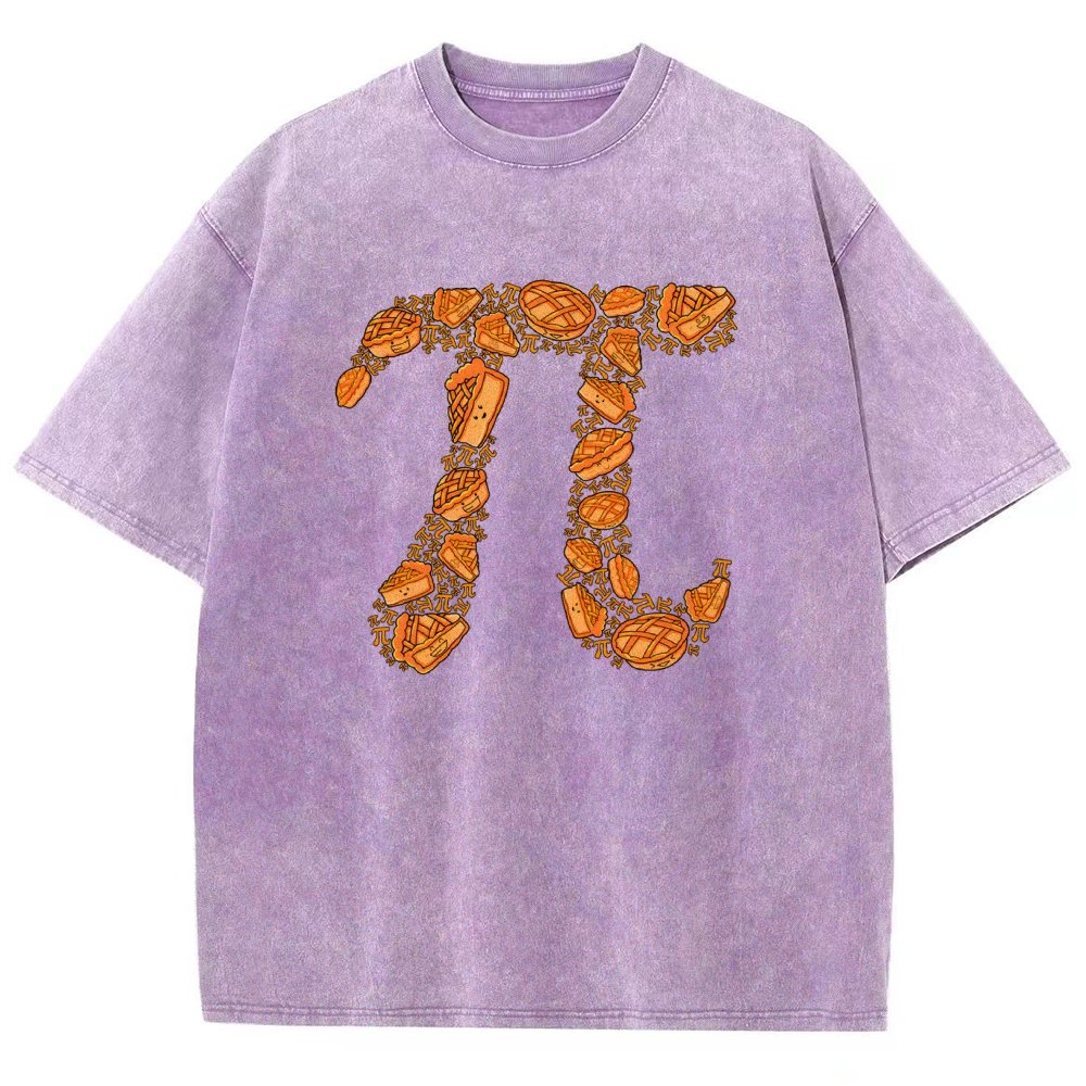Doodle Pi Vintage Distressed T-shirt